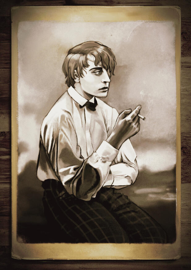 Example of a 40€ character commission