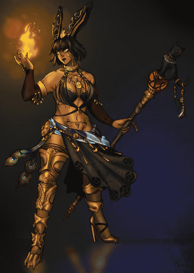 Example of a 60€ character commission